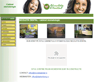 Tablet Screenshot of nicoletadental.ro